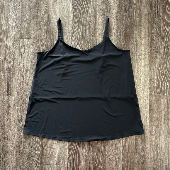 EUC Aday Snap To It Black Tank Top Sz XL Adjustable Straps Minimalist Activewear - Picture 14 of 16